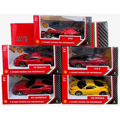 Shell Ferrari Car Limited Edition 2019 1SET8 Pcs
