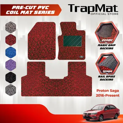 Hot Floor Mats Trapo Car Mat Proton Saga 2019 Present