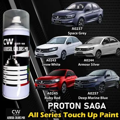 Ready Stock Proton Wira Touch Up Paint All Colors Cw Spray 370ml Wira Aeroback Wira Lama Proton