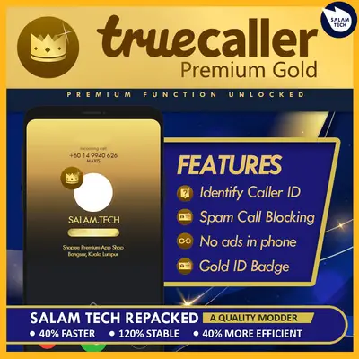 Lifetime True Caller Premium Gold Android