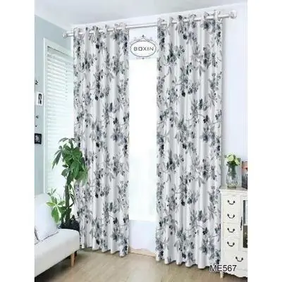 Hook Type Modern Langsir Curtain Semi Blackout Langsir Tingkap Bilik Tidur Ruang Tamu Berkualiti