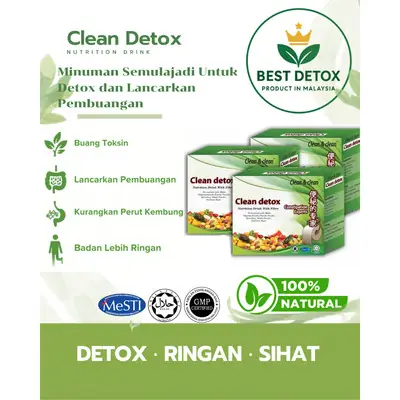 Wow Sale 2 Botol Clean 8 Original Clean8 Ubat Kurus Ubat Detox Ubat Sembelit Ubat Perut Buncit
