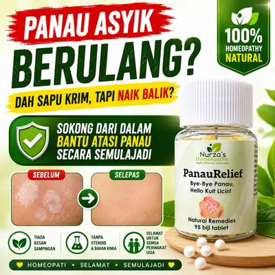 Panau Ubat Panau Homeopathy 60 Biji