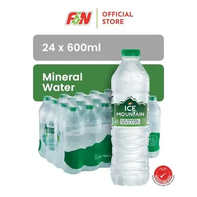 Beverages Fn Ice Mountain Mineral Water 24 X 600ml X 1 Carton