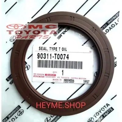 Toyota Flywheel Oil Seal 90311 T0074 Vios NSP151 2016 Sienta NSP170 Avanza F653 F654 2015 XH1127N