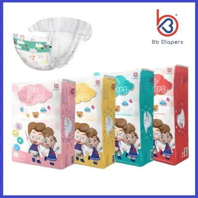 BB Diapers Premium Tape Baby Diapers New Born