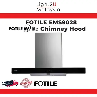 Fotile EMS9028 Chimney Hood Fotile GHG78211 Built in Gas Hob