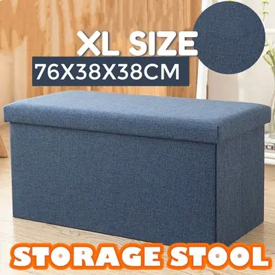 Bbd Multifunction Folding Fabric Furniture Chair Stool Storage Box HM10
