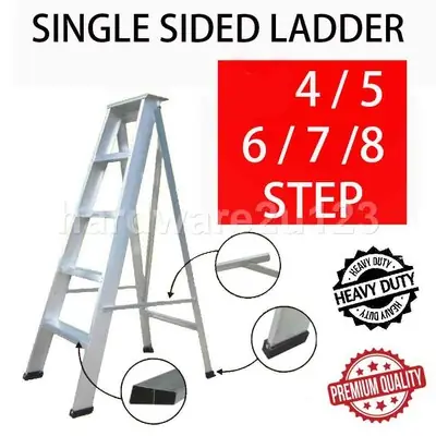 Strongman Heavy Duty DH6 57 Aluminium Double Sided 6 Steps Ladder