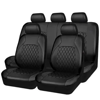 Full Set Seat Cover Proton Wira Aeroback 13 Car Seat Cover Sarung Kusyen Kereta 9pcs Seat Cover 5