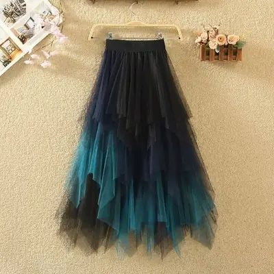 Botlshop2021baru Musim Luruh dan Musim Sejuk Rok Kulit Skirt Aperkataan Bersih Merah Elegan