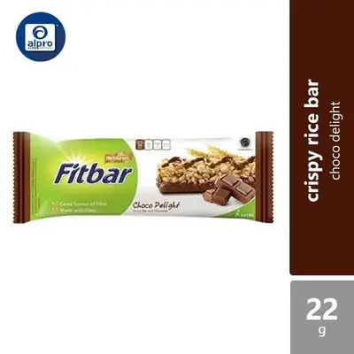 Fitbar Chocolate Healthy Snack Source of Fiber 22gr Fit Bar Chocolate Fitbar Chocolate Healthy