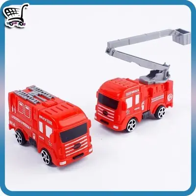 Ready Stock Fire Fighter Fire Engine Cars Theme Cake Topper Kereta Bomba Kek Hiasan