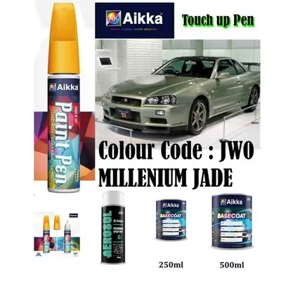 Aikka Nissan GTR34 JW0 Millenium Jade 2K Car Paint