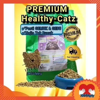 Makanan Kucing Premium Healthy Catz Cat Food Sebekas 1kg