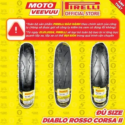 Tayar Motor Motorcycle Pirelli Diablo Rosso Corsa 2 II 54s Tyre 11070 17 Year 2020
