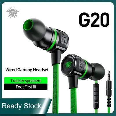 Plextone Earphone Gaming Headset with Mic for Phone PC Bass Earphone Earbuds Gaming RW3 g15 g20