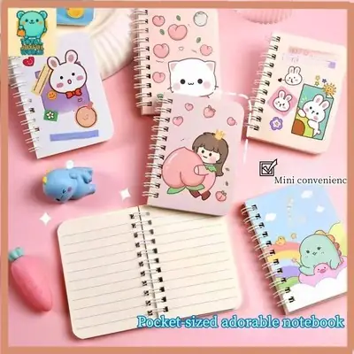 Ready Stock Buku Nota Hati Gadis Korea Lembut Kartun Comel Nota Tangan Akaun Hiasan Pesanan Memo