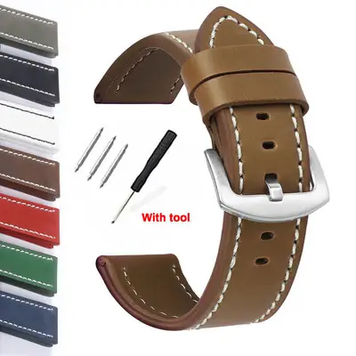 Tali Jamswatch Tali Kulit Lembu Kecil Tali Kulit Wanita Merah Putih Coklat Hitam Wanita
