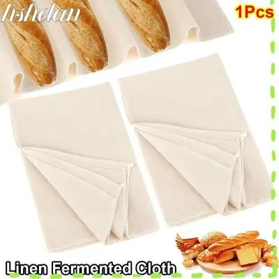 Goubulithicken Fermented Linen Cloth Proofing Pans Bread Baking Mat Pastry Bakers Couche
