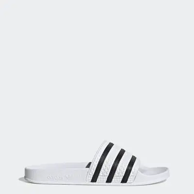 Yst Adidas Adilette Navy White Slides 100 SK88