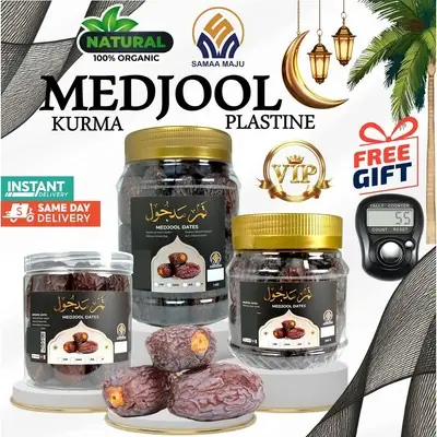 Super Jumbo 1kg Al Quds Palestinian Kurma Medjoul Dates Grade a