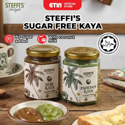 Jam Hot Sale Kaya Original Halal Less Sweet Low Calories Low Fat Bread Cookies Spread by the