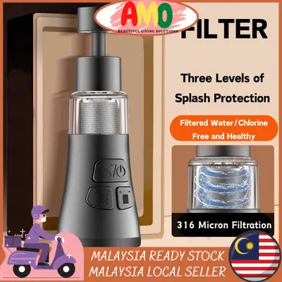 Ready Stock Kitchen 360 Rotate Swivel Faucet Nozzle Water Filter Adapter Purifier Saving Tap