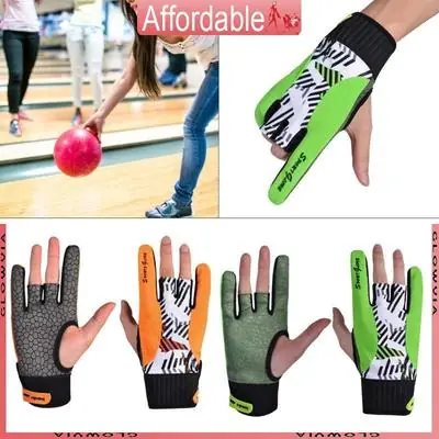 Mens Non Slip Bowling Gloves Sarung Tangan Bowling Profesional Anti Slip Bahan Breathable