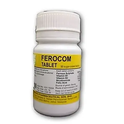 Sunward Ferocom Tablet 90s Exp 042023