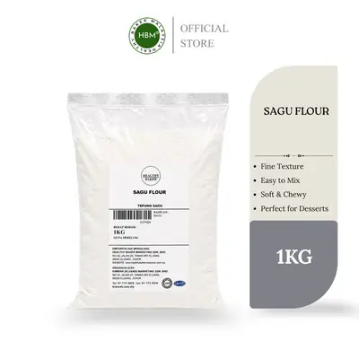 Sago Flour 1kg Big Starch Tepung Sagu