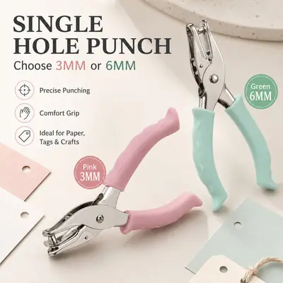 Dl 2 Hole Punch Dl0819dl Penebuk Kertas 2 Lubang Berkualiti