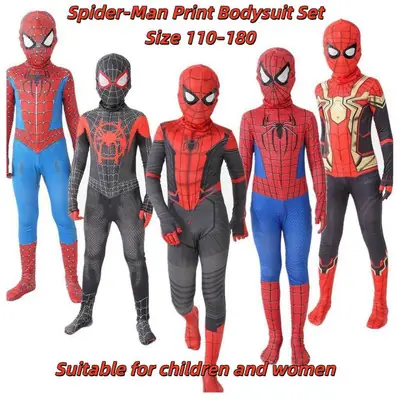 New Spider Man Spiderman Mascot Costume Fancy Dress Adult and Childrens Clothes