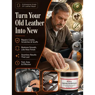 Worn Car Seat Sofa Leather Repair Cream Color Paste Dye Restorer Renew Supplies