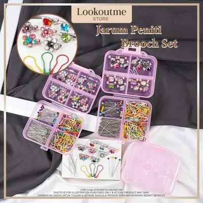 Hot Ready Stock Pin Peniti Tudung1roll 20pcs