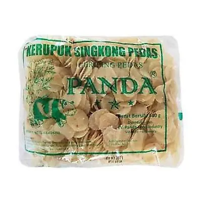 Keropok Panda Kerupuk Singkong Pedas Keropok Ubi Kayu 500g
