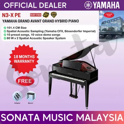 Claris Music Yamaha Avant Grand Hybrid Digital Piano NU1X PE NU1X Nu1xpe Nu 1x NU1X PE PE Show Room