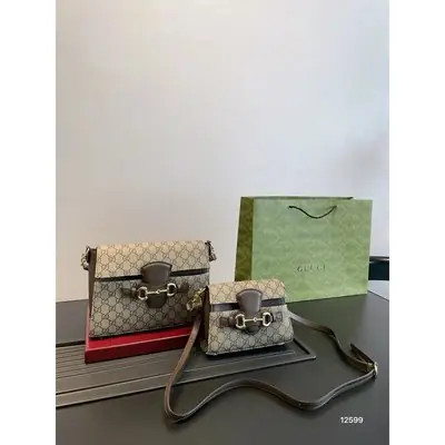 Kuil Perpustakaan Sahihgucci Gucci Beg Tangan Dompet Fesyen Kulit Lembu 449396 Merah Tua Satu Saiz