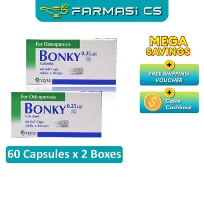 Bonky Calcitriol for Osteoporosis 60s