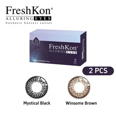 Freshkon Alluring Eyes Maschera Monthly Cosmetic Lens 2pcs Free Gift with Purchase