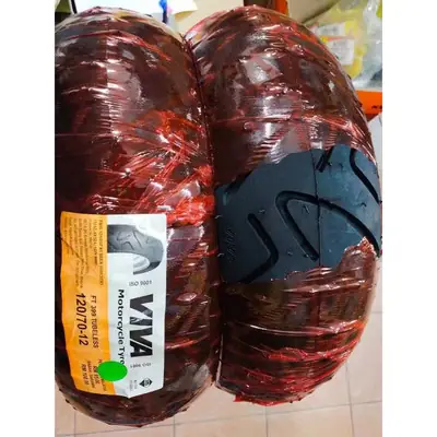 Tayar Motor Motorcycle Tayar Viva Scooter Tubeless Tyre FT399 10090 X 10 12070 X 12 13070 X 12