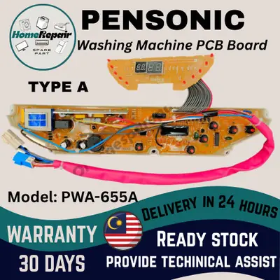 Pensonic Washing Machine Pcb Board Pwa 655A New Model