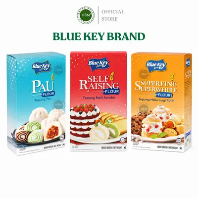Tepung Self Raisingpausuperfine Flour Tepung Naik Sendiri Bluekey Tepung Kek 1kg