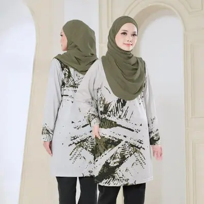 Muslimah Tracksuits Islamic Muslimah Sportswear Muslimah Sweatshirt Sets Seluar Sukan