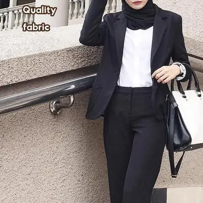 Baju Kot Blazer Hitam Wanita