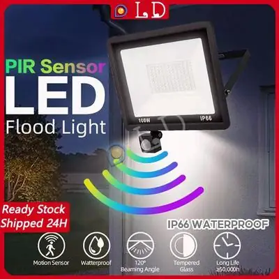 LED Wall Mount Light Pir Motion Light Sensor Lamp Auto Stair Hallway Light