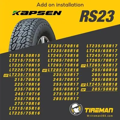 Tayar Baru 4x4 Size 255 70 15 Silverstone At 117