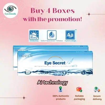 Horien Eye Secret 38 Daily Clear Soft Contact Lens 10 Pcs