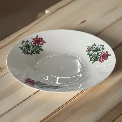 Pinggan Porcelain Bunga Kangkung
