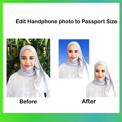 Boutique Fashion Cuci Gambar Passport Size Photo Printing Ukuran Passport ID Photo Printing Service